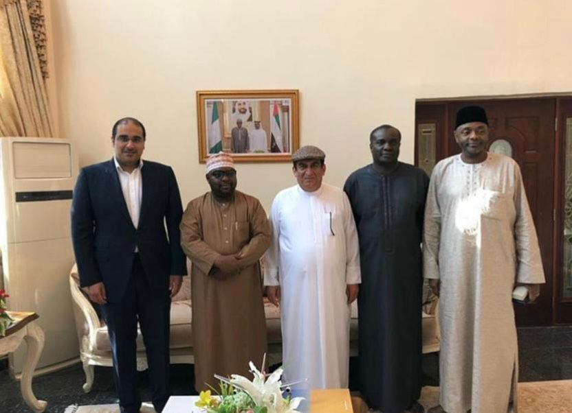 With His Excellency Ambassador Fahad Obaid, His Excellency Director General Nigerian Petroleum and Hon. Mohammed Basha. 