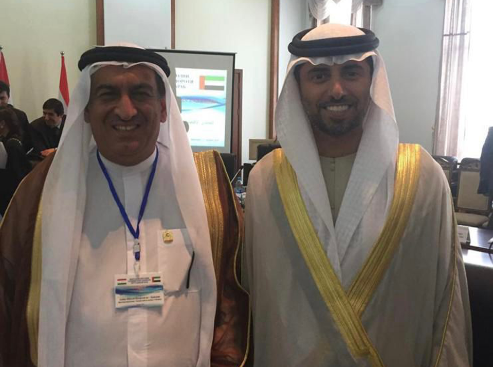 With His Excellency Suhail Bin Mohammed Al Mazrouei, Minister of Energy on 21 Oct 2016