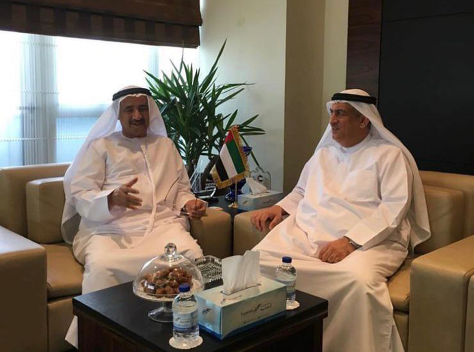 With Hon. Khalifa Khamis Mater Alkabi in Fujairah Chamber of Commerce and Industry on 24 Nov 2016