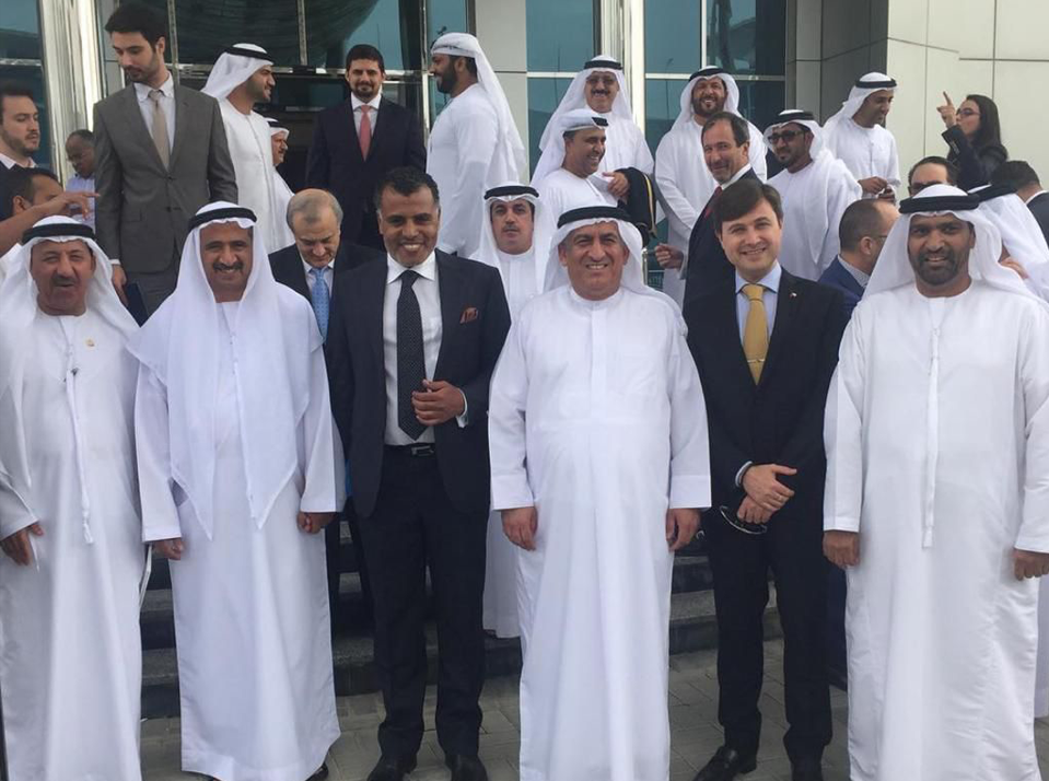 Group photos in Fujairah Chamber of Commerce and Industry